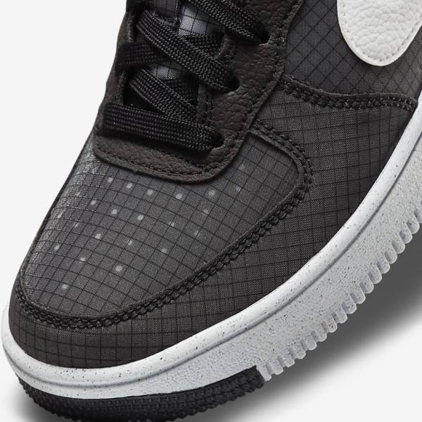 Kids' Nike Air Force 1 Crater Older Trainers Black / White | NK254QZC