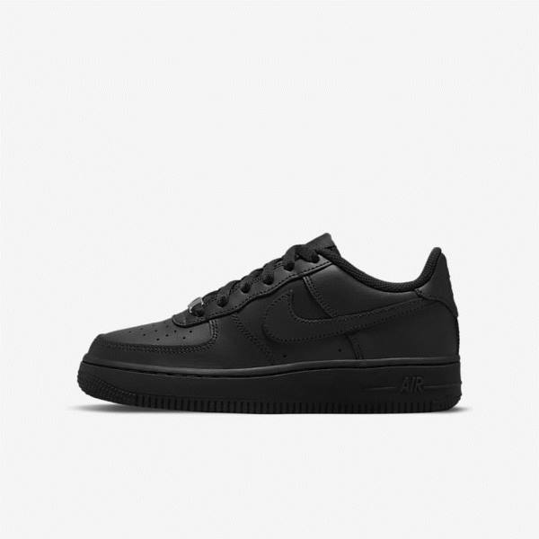 Kids\' Nike Air Force 1 LE Older Trainers Black | NK302NEU