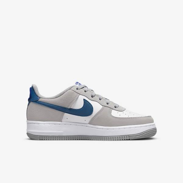 Kids' Nike Air Force 1 LV8 Older Trainers Light Grey / White / Light Grey | NK538ADK