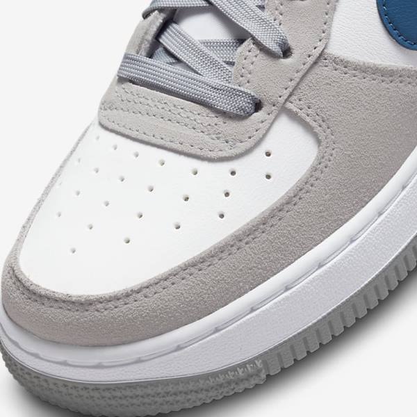 Kids' Nike Air Force 1 LV8 Older Trainers Light Grey / White / Light Grey | NK538ADK