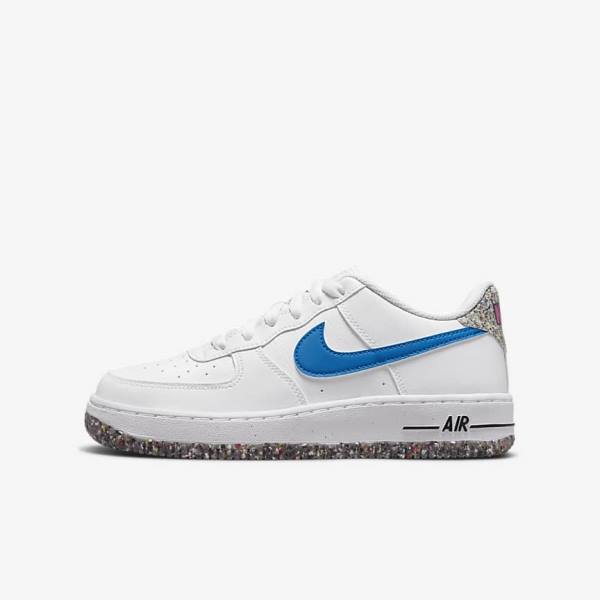 Kids\' Nike Air Force 1 LV8 Older Trainers White / Mint / Pink / Light Blue | NK596ISD