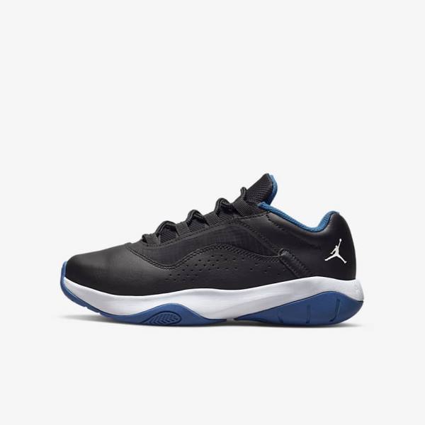 Kids\' Nike Air Jordan 11 CMFT Low Older Trainers Black / Dark Blue / White | NK358HXW