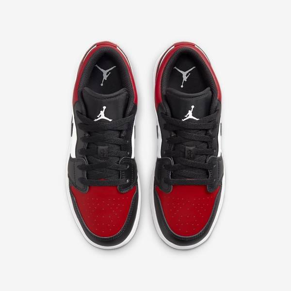 Kids' Nike Air Jordan 1 Low Older Trainers Red / Black / White | NK075BNR