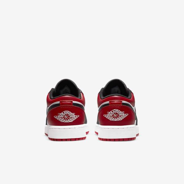 Kids' Nike Air Jordan 1 Low Older Trainers Red / Black / White | NK075BNR