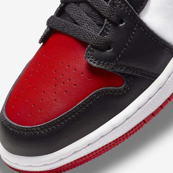 Kids' Nike Air Jordan 1 Low Older Trainers Red / Black / White | NK075BNR