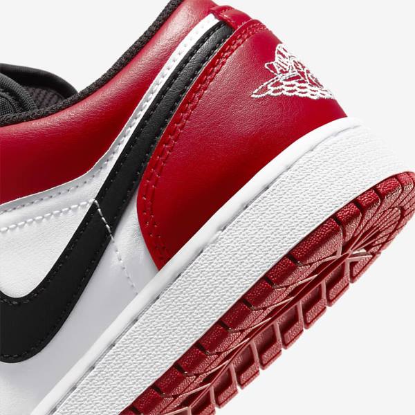 Kids' Nike Air Jordan 1 Low Older Trainers Red / Black / White | NK075BNR