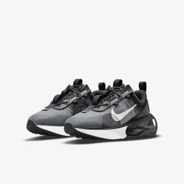 Kids' Nike Air Max 2021 Older Trainers Black / Grey / White | NK187RPJ