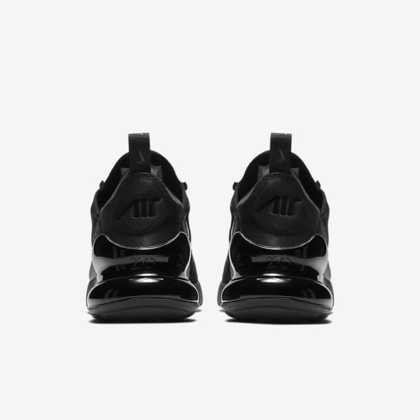 Kids' Nike Air Max 270 Older Trainers Black | NK125QYG