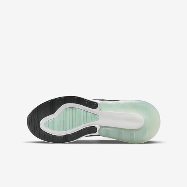 Kids' Nike Air Max 270 Older Trainers White / Mint / Black | NK704DFW