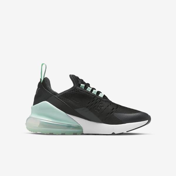 Kids' Nike Air Max 270 Older Trainers White / Mint / Black | NK704DFW