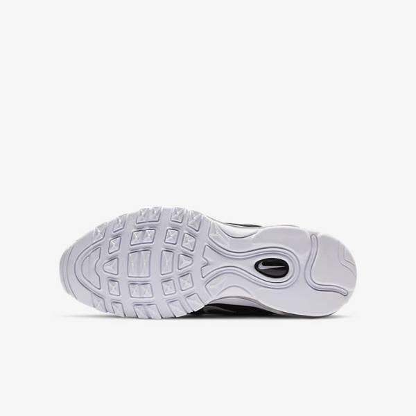 Kids' Nike Air Max 97 Older Trainers Black / White | NK218PZR