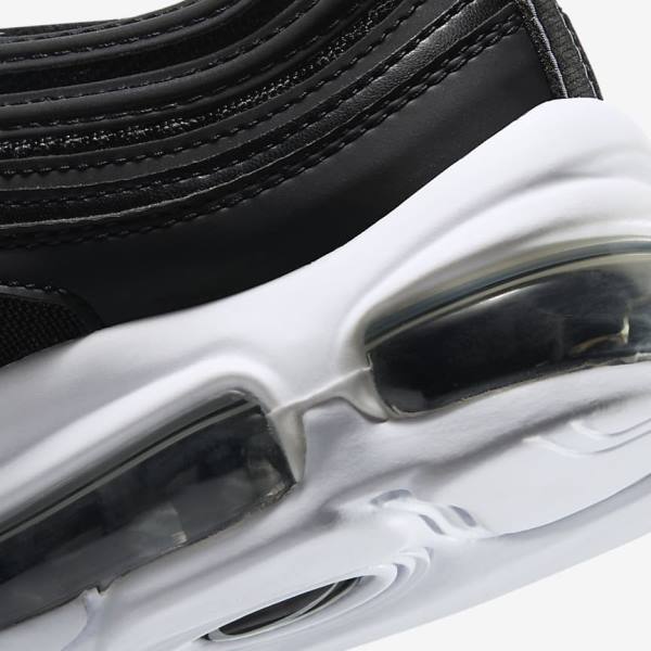 Kids' Nike Air Max 97 Older Trainers Black / White | NK218PZR