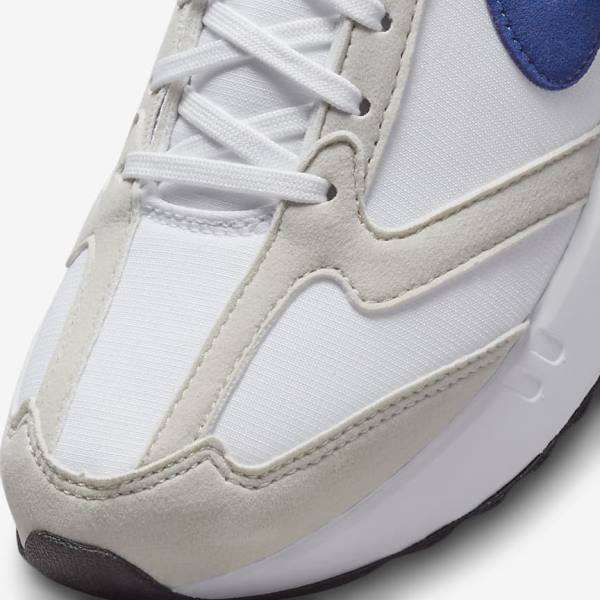 Kids' Nike Air Max Dawn Older Trainers White / Light Beige / Black / Royal | NK642NPB