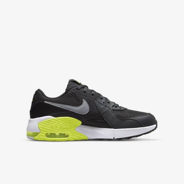 Kids' Nike Air Max Excee Older Trainers Dark Grey / Black / Grey | NK826VKM