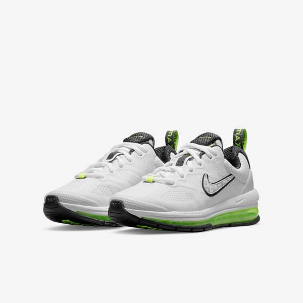 Kids' Nike Air Max Genome Older Trainers White / Platinum / Black | NK206AKW