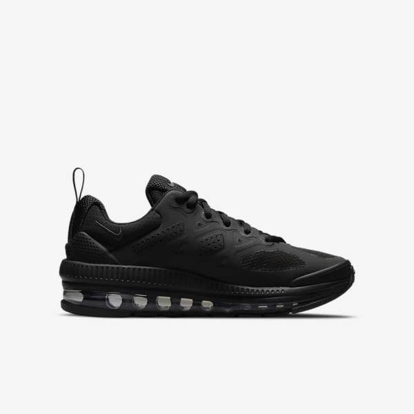 Kids' Nike Air Max Genome Older Trainers Black / Dark Grey | NK643ZXE