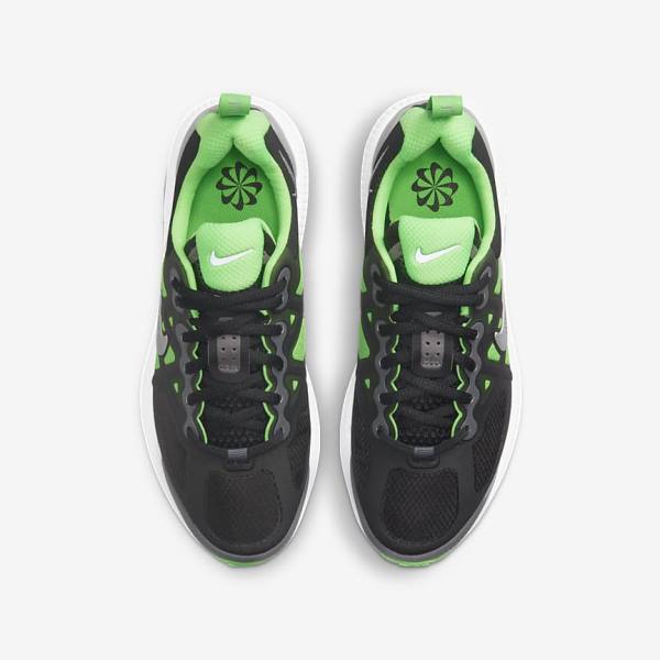 Kids' Nike Air Max Genome Older Trainers Black / Grey / Green | NK793YRV