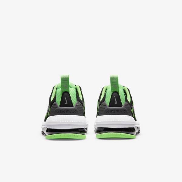 Kids' Nike Air Max Genome Older Trainers Black / Grey / Green | NK793YRV