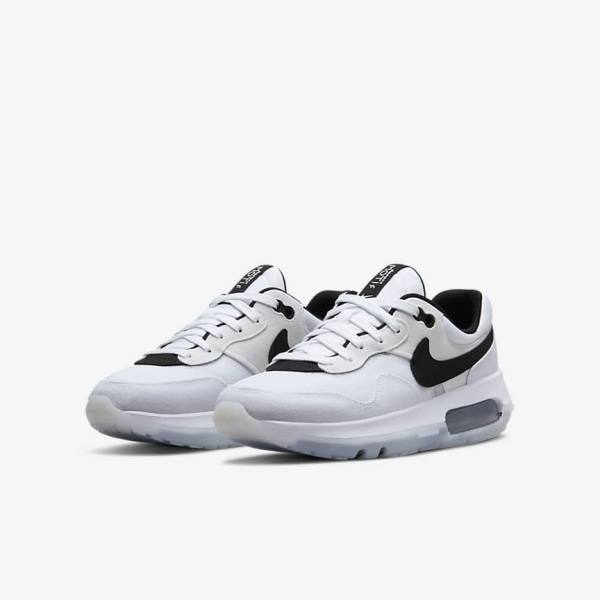 Kids' Nike Air Max Motif Older Trainers White / Black | NK476VUG