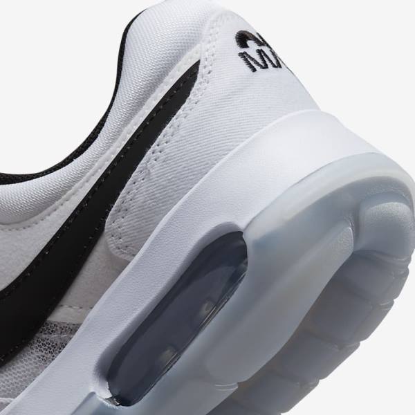 Kids' Nike Air Max Motif Older Trainers White / Black | NK476VUG