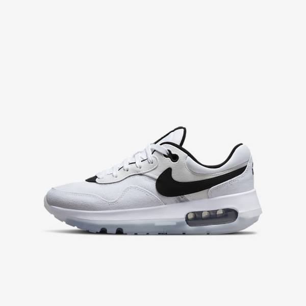 Kids\' Nike Air Max Motif Older Trainers White / Black | NK476VUG