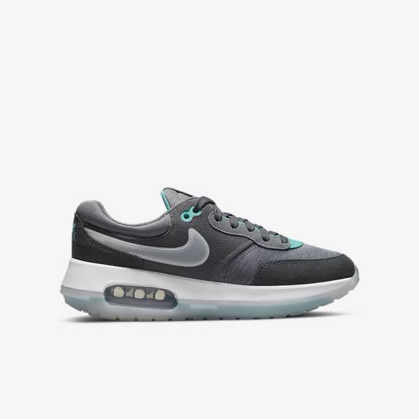 Kids' Nike Air Max Motif Older Trainers Grey / Turquoise / Dark Grey / Black | NK901EJK