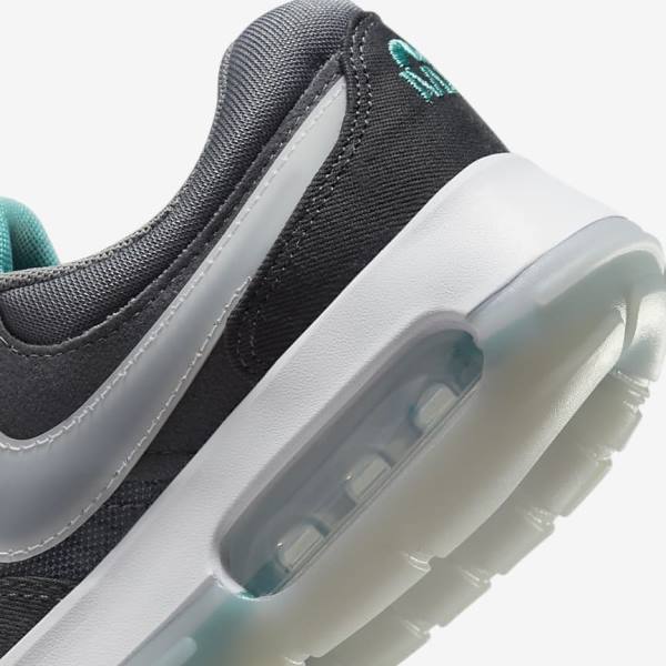 Kids' Nike Air Max Motif Older Trainers Grey / Turquoise / Dark Grey / Black | NK901EJK