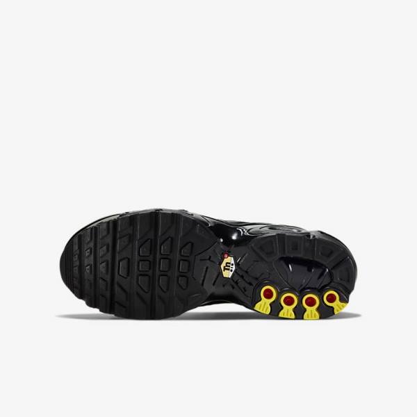 Kids' Nike Air Max Plus Older Trainers Black | NK893GFY