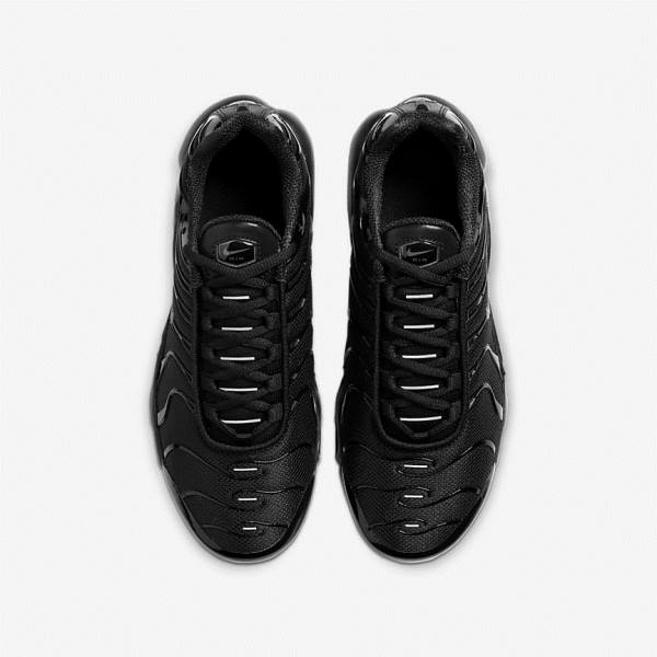 Kids' Nike Air Max Plus Older Trainers Black | NK893GFY