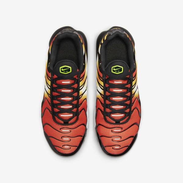 Kids' Nike Air Max Plus Older Trainers Orange / Gold / Black | NK956JCO