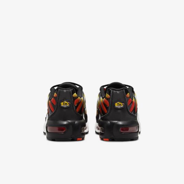 Kids' Nike Air Max Plus Older Trainers Orange / Gold / Black | NK956JCO