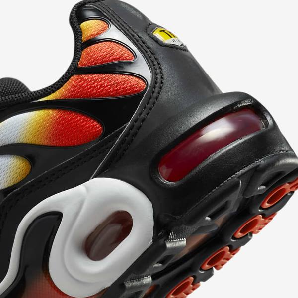 Kids' Nike Air Max Plus Older Trainers Orange / Gold / Black | NK956JCO