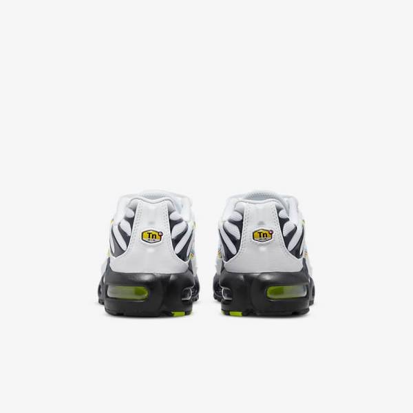 Kids' Nike Air Max Plus Older Trainers White / Grey / Blue | NK024PNU