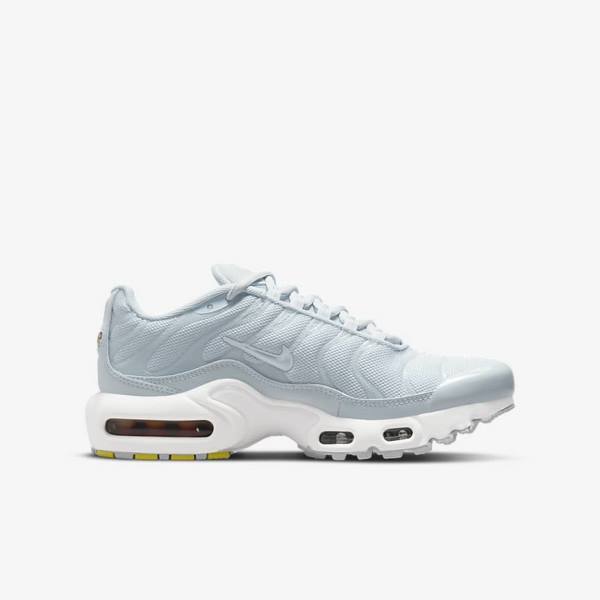 Kids' Nike Air Max Plus Older Trainers White | NK874PGL