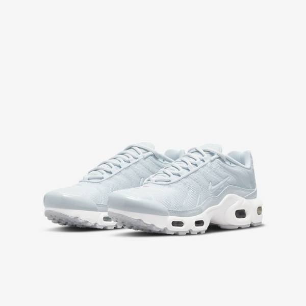 Kids' Nike Air Max Plus Older Trainers White | NK874PGL