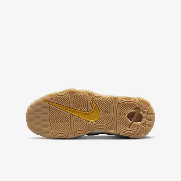 Kids' Nike Air More Uptempo Older Trainers Brown / Light Brown / White | NK407WLC