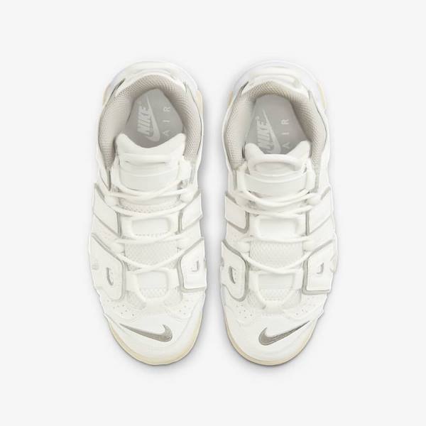 Kids' Nike Air More Uptempo Older Trainers White / Brown / Light | NK581BTK