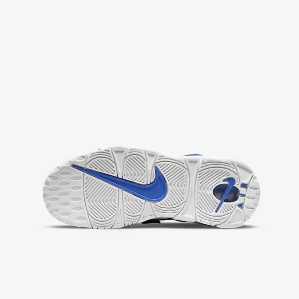 Kids' Nike Air More Uptempo Older Trainers Blue / White | NK963ZOE