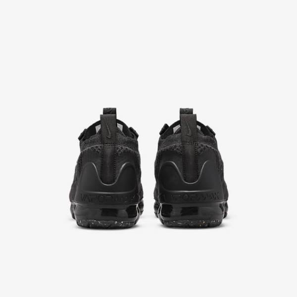 Kids' Nike Air VaporMax 2021 FK Older Trainers Black / Dark Grey | NK129RBF