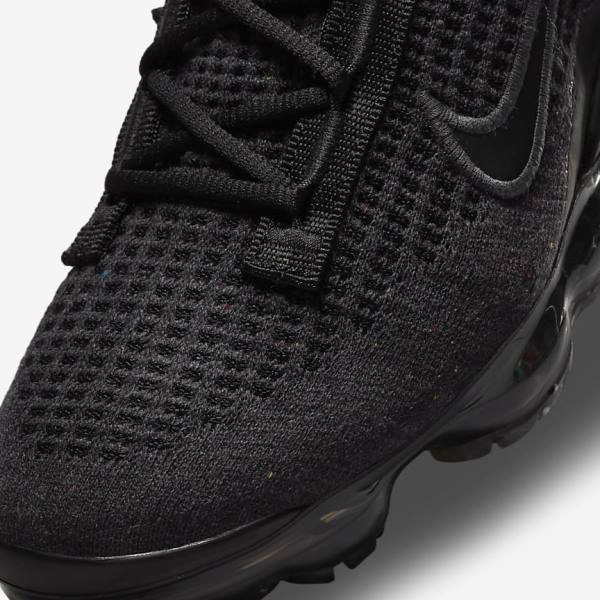 Kids' Nike Air VaporMax 2021 FK Older Trainers Black / Dark Grey | NK129RBF