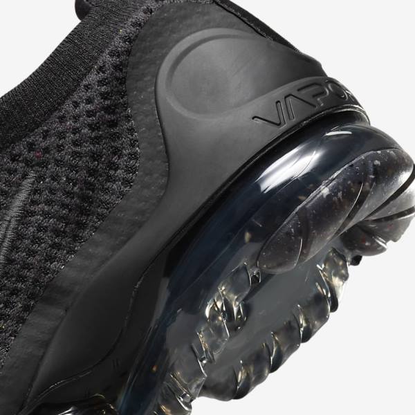 Kids' Nike Air VaporMax 2021 FK Older Trainers Black / Dark Grey | NK129RBF