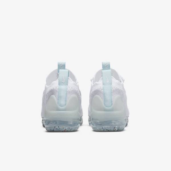 Kids' Nike Air VaporMax 2021 FK Older Trainers White | NK436TBC