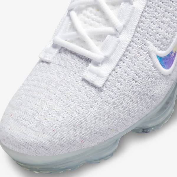 Kids' Nike Air VaporMax 2021 FK Older Trainers White | NK436TBC