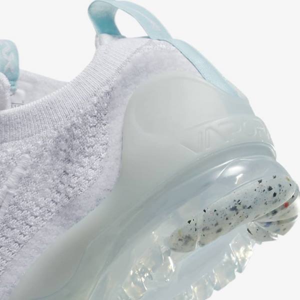 Kids' Nike Air VaporMax 2021 FK Older Trainers White | NK436TBC