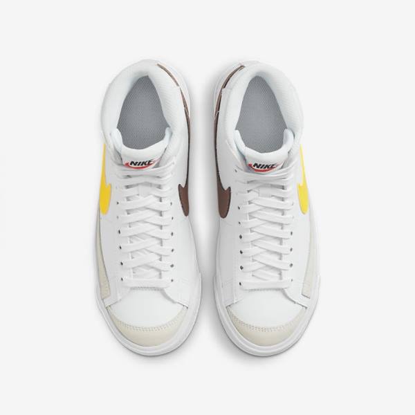 Kids' Nike Blazer Mid 77 Older Trainers White | NK278XHP