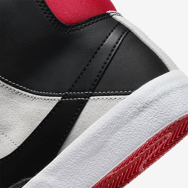 Kids' Nike Blazer Mid 77 SE Dance Older Trainers White / Red / Light Grey / Black | NK862YUO