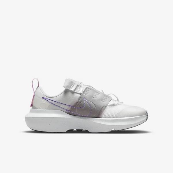 Kids' Nike Crater Impact Older Trainers White / Grey / Pink / Purple | NK342IGN