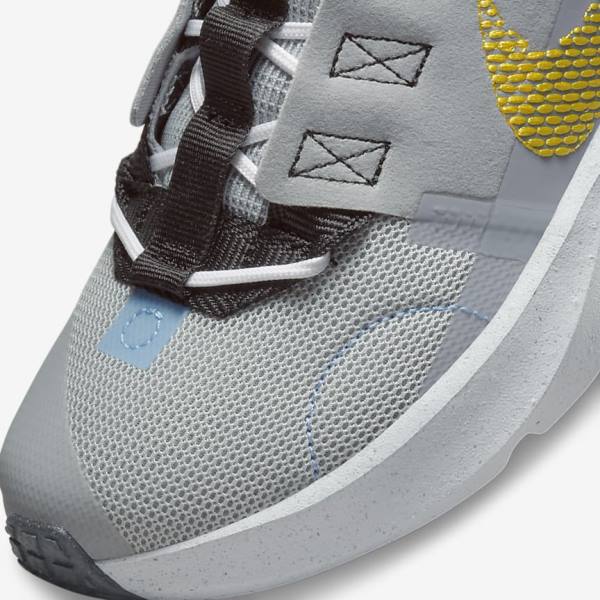 Kids' Nike Crater Impact Older Trainers Light Grey / Blue / White | NK693GVP