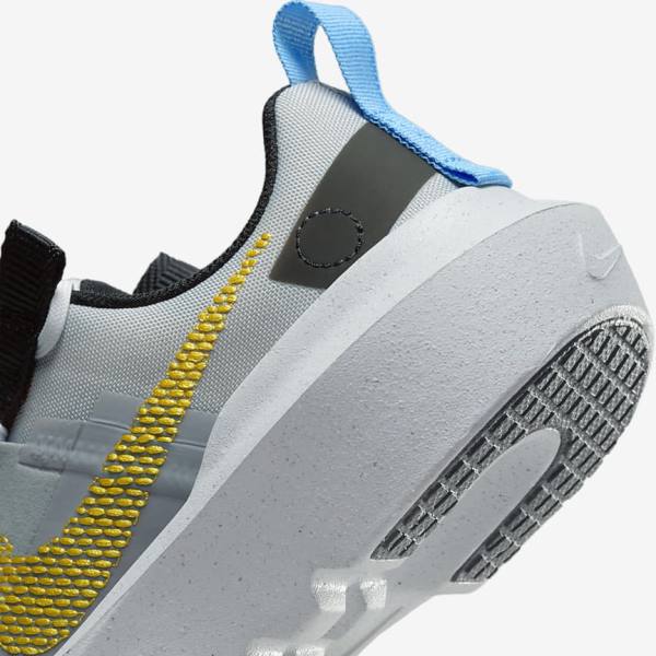 Kids' Nike Crater Impact Older Trainers Light Grey / Blue / White | NK693GVP