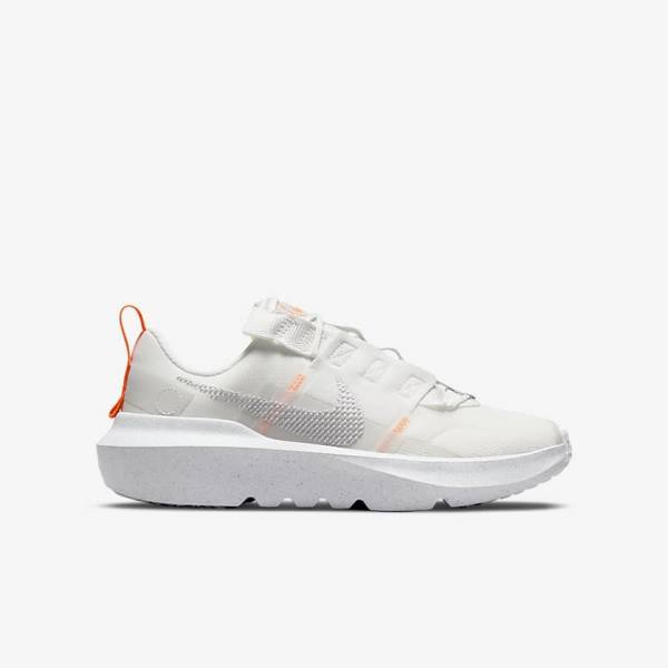 Kids' Nike Crater Impact Older Trainers White | NK768QLE